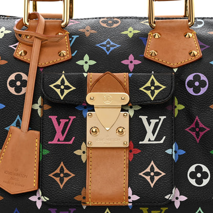 Louis Vuitton Monogram Multicolor Speedy 30 Black 8 of 12