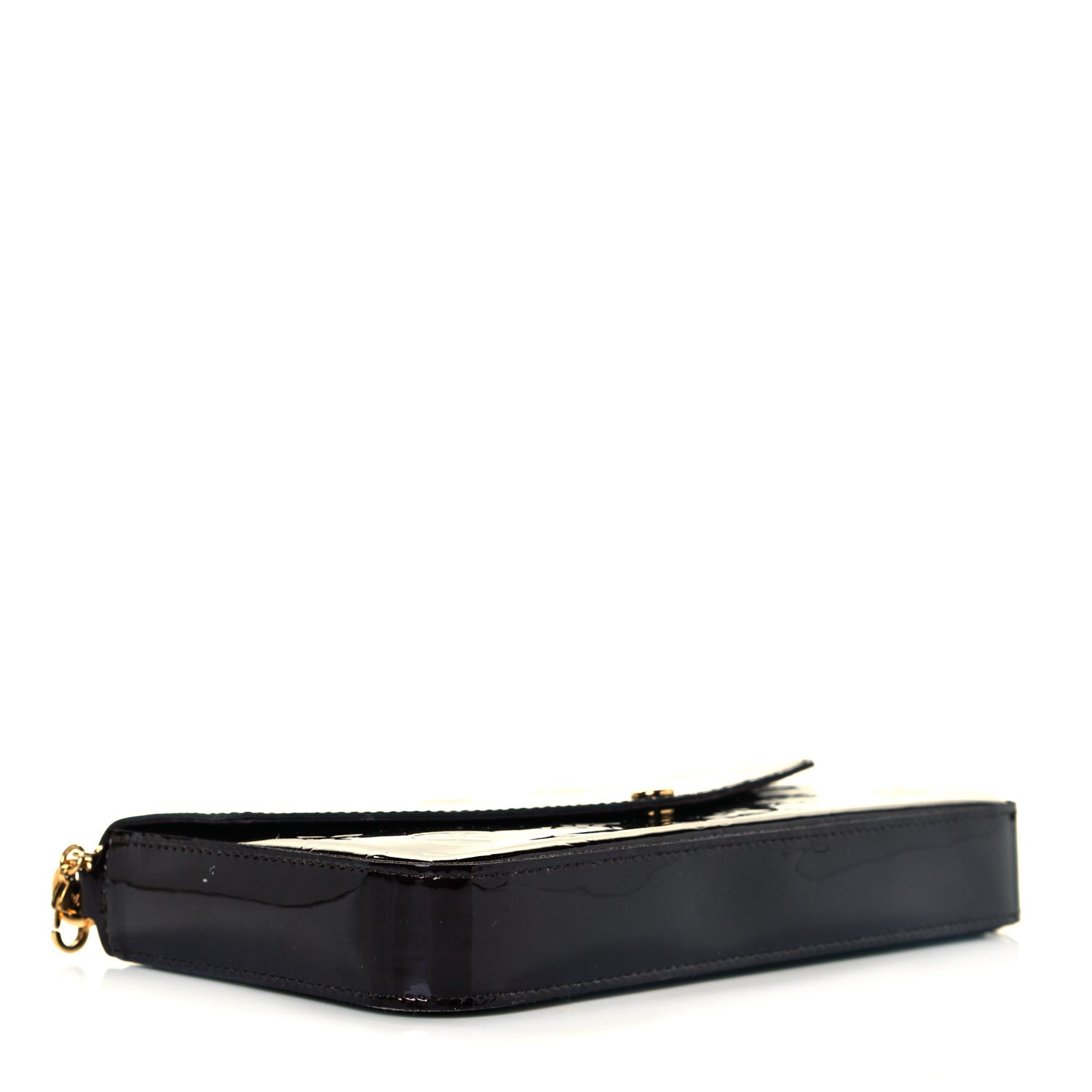 Louis Vuitton Vernis Pochette Felicie Chain Wallet Amarante 5 of 10