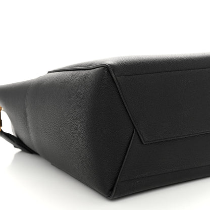 Celine Soft Grained Calfskin Sangle Bucket Bag Black 8 of 10