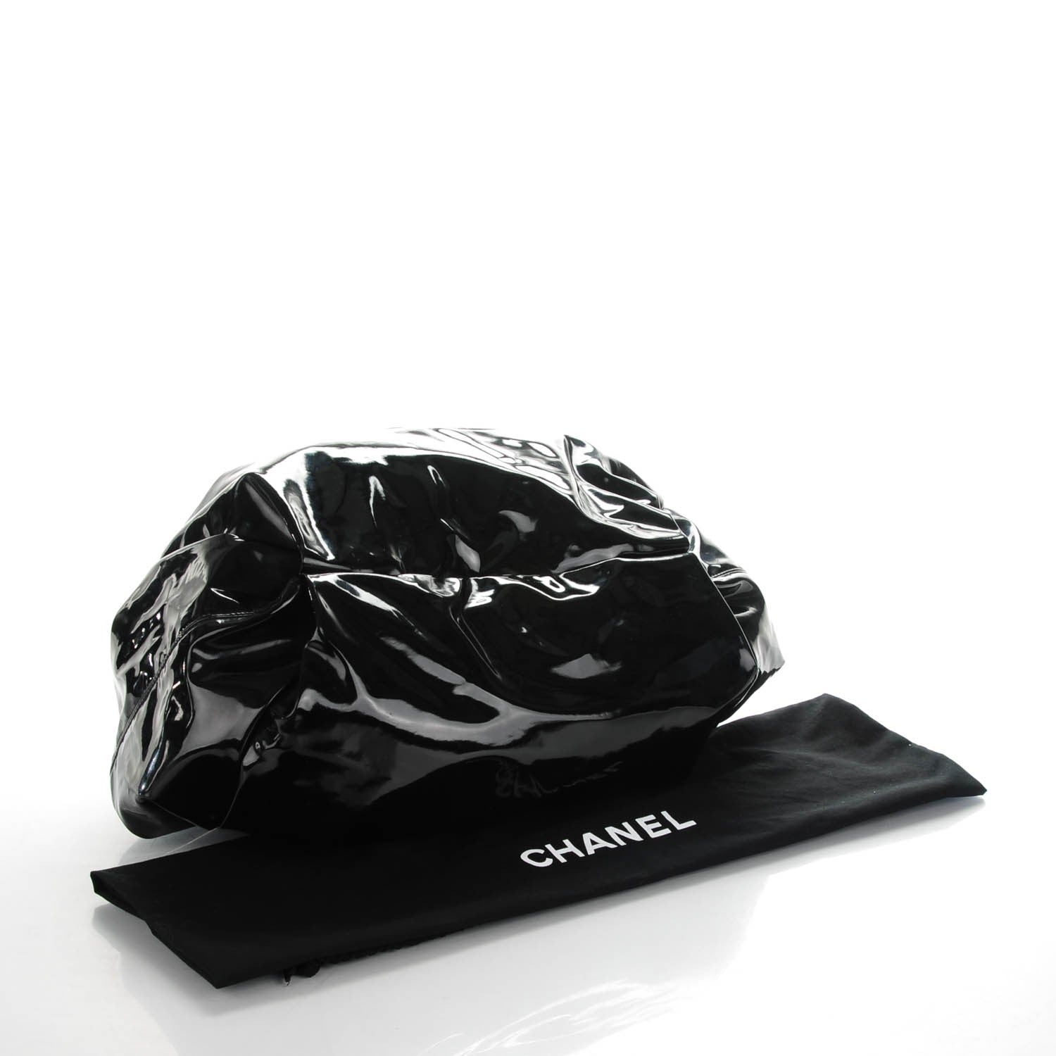 Chanel Vinyl Large Stretch Spirit Cabas Black 4 of 7