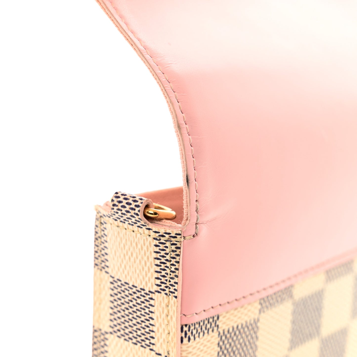 Damier Azur Calfskin Pochette Felicie Eau De Rose