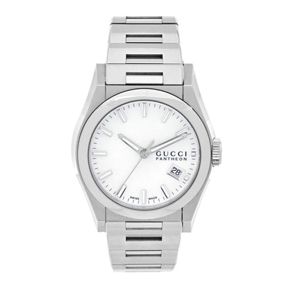 Gucci Stainless Steel Mother of Pearl 36mm Pantheon Quartz Watch 1 of 4