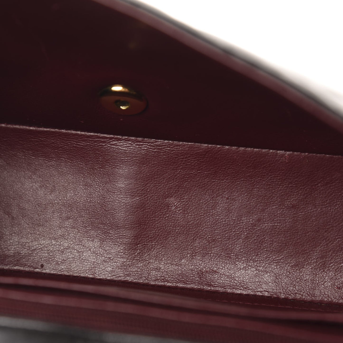 Lambskin Quilted Medium Single Flap Brown