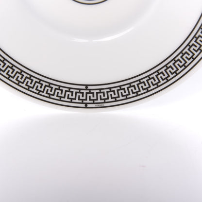 Hermes Porcelain H Deco Tea Cup And Saucer Set Of 2 4 of 10