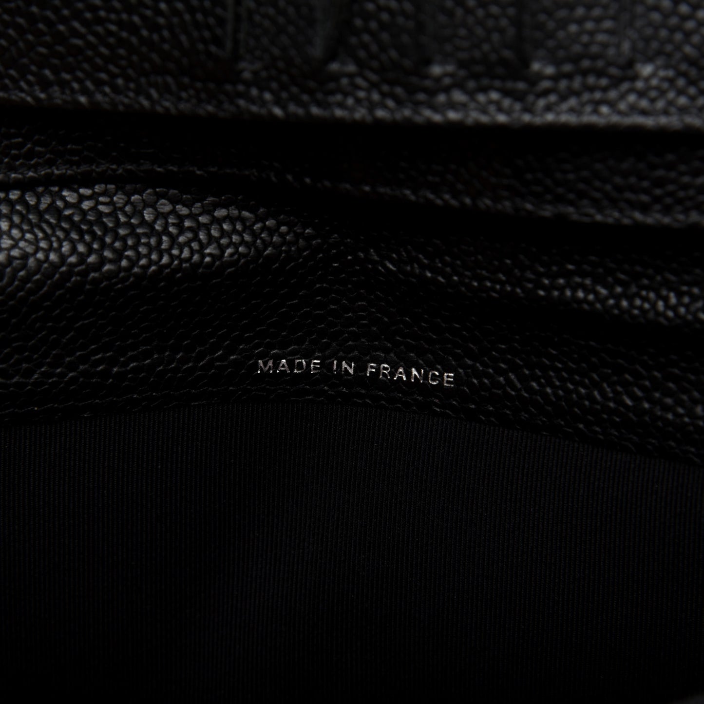 Caviar Quilted Yen Wallet Black