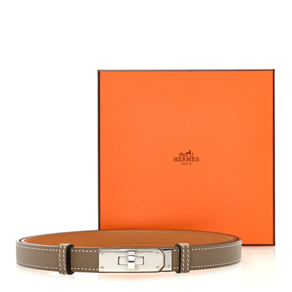 Hermes Epsom Kelly Belt Etoupe 4 of 4