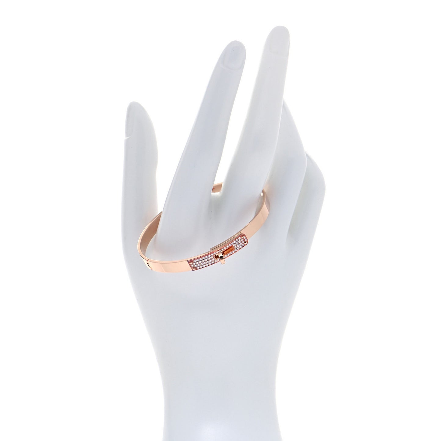 18K Rose Gold Diamond PM Kelly Pave Bracelet SH