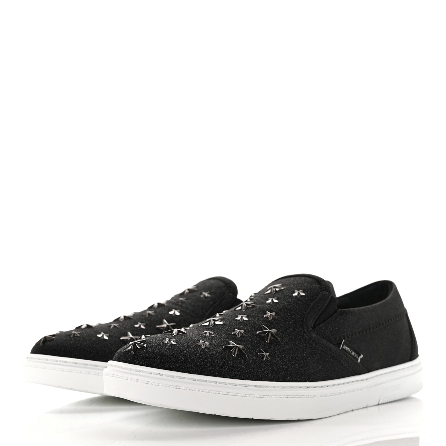 Fine Glitter Suede Mens Grove Sneakers 42 Black