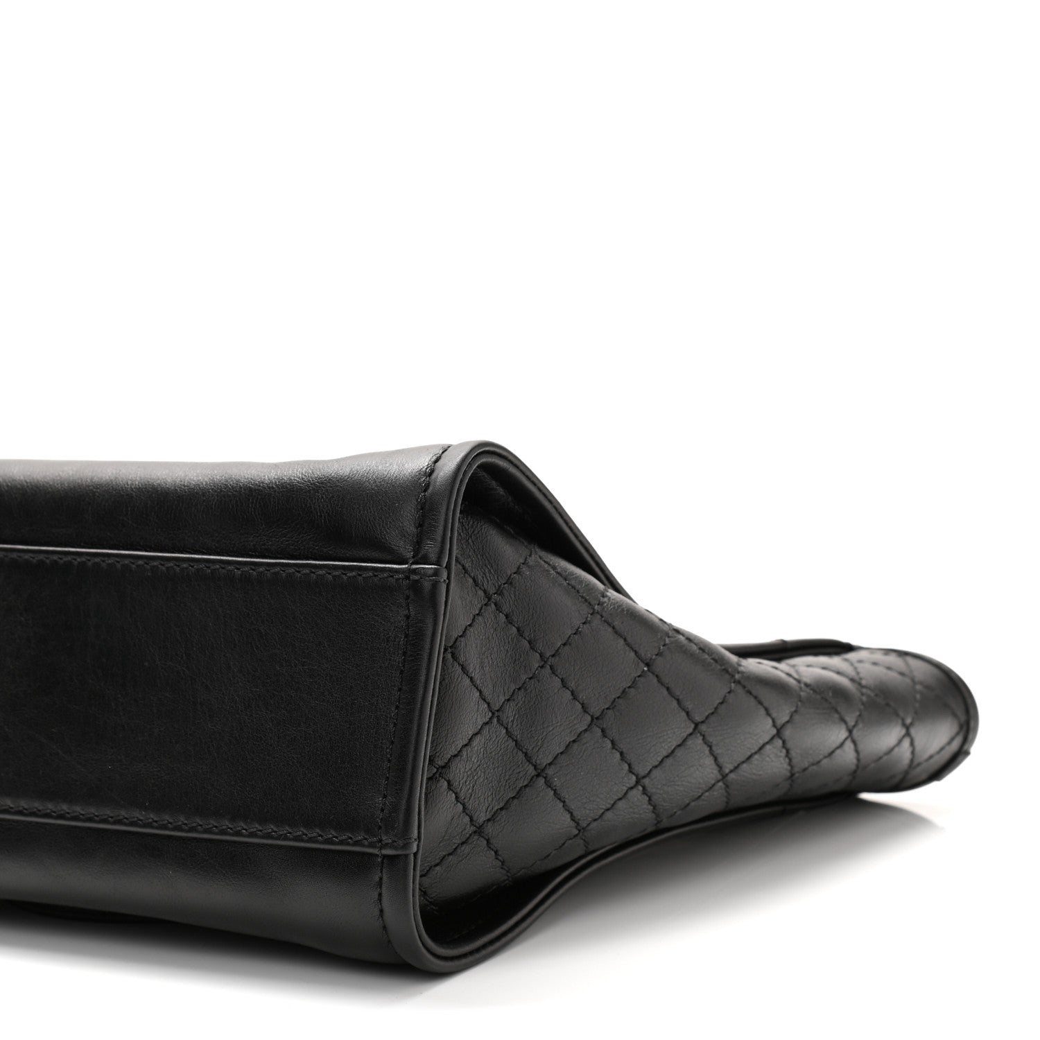 Chanel Aged Calfskin Small Charms Deauville Tote Black 11 of 11