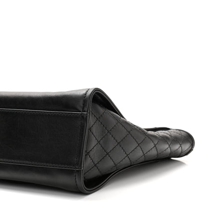 Chanel Aged Calfskin Small Charms Deauville Tote Black 11 of 11