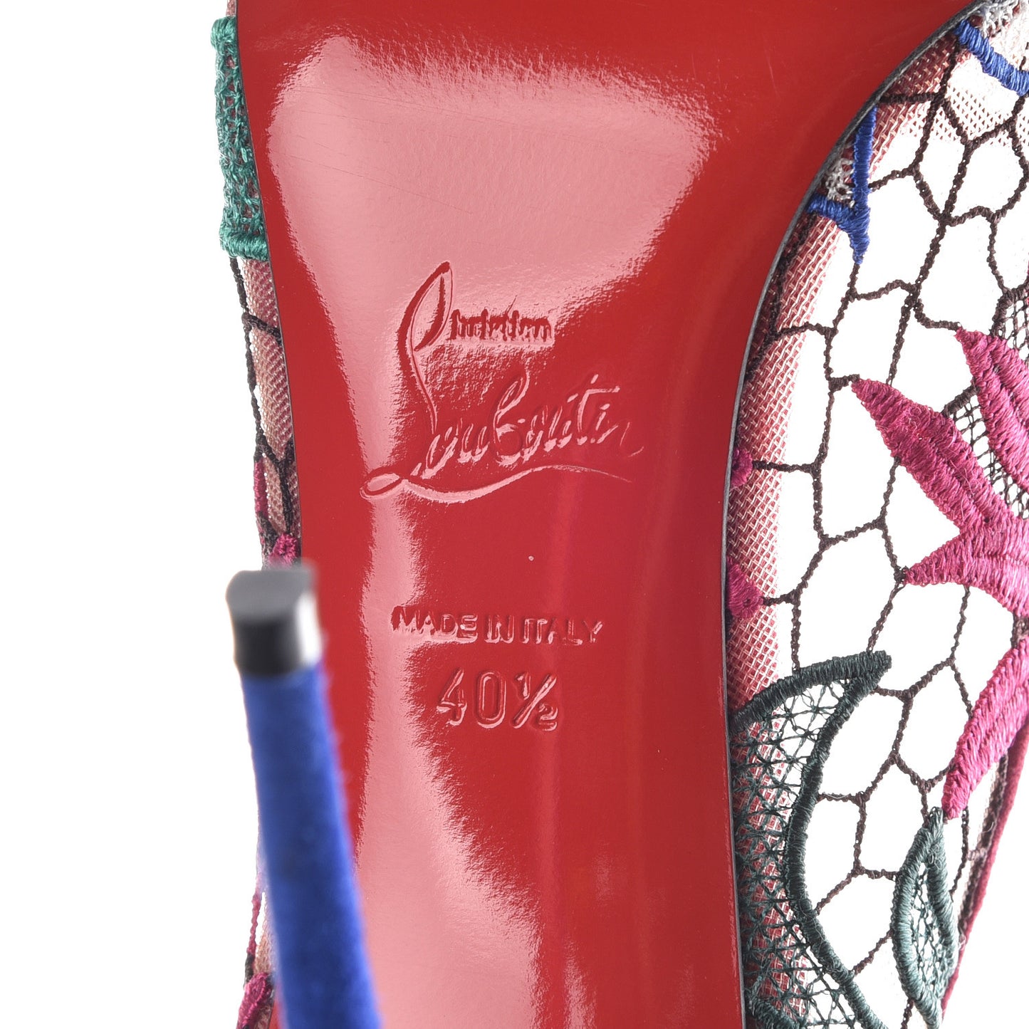 Lace Veau Velours Florale Follies 100 Pumps 40.5 Multicolor