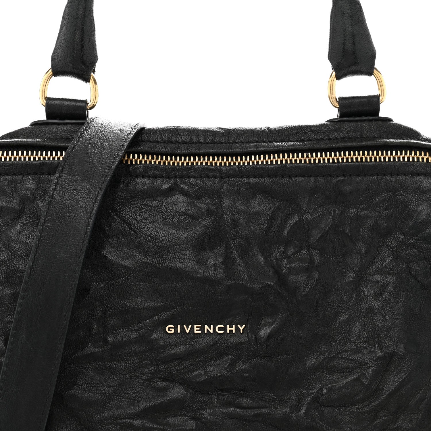 Givenchy Tumbled Sheepskin Large Pandora Black 8 of 11