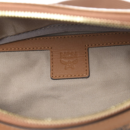MCM Visetos Small Fusten Belt Bag Cognac 6 of 8