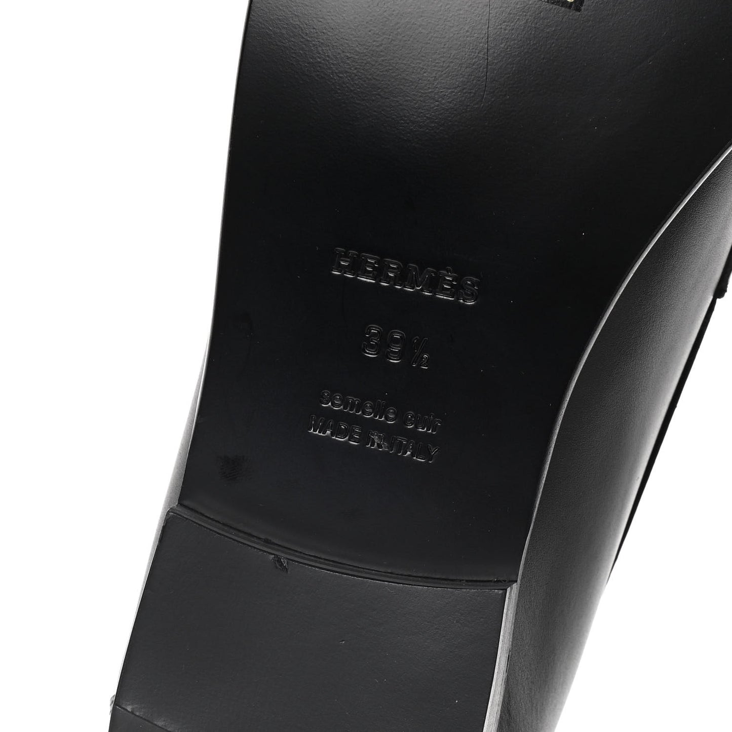 Calfskin Womens Destin Loafers 39.5 Black