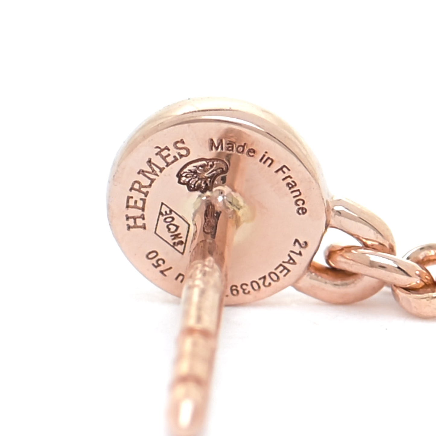 18K Rose Gold Kelly Clochette Earrings