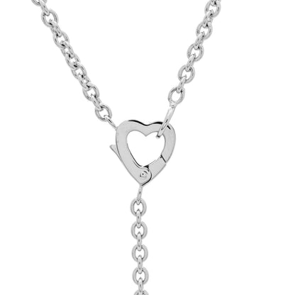 Cartier 18K White Gold Diamond Mon Amour Lariat Necklace 4 of 4