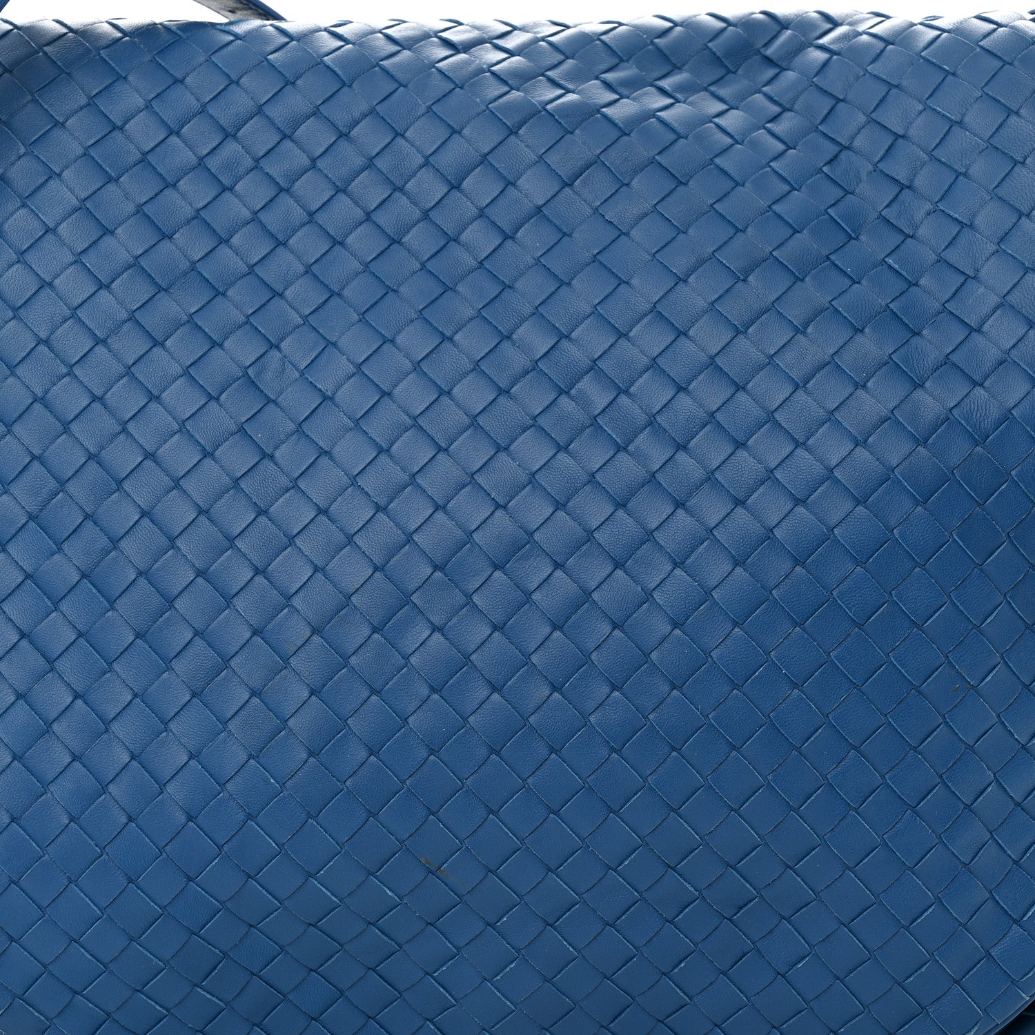 Bottega Veneta Nappa Intrecciato Messenger Bag Blue 7 of 10