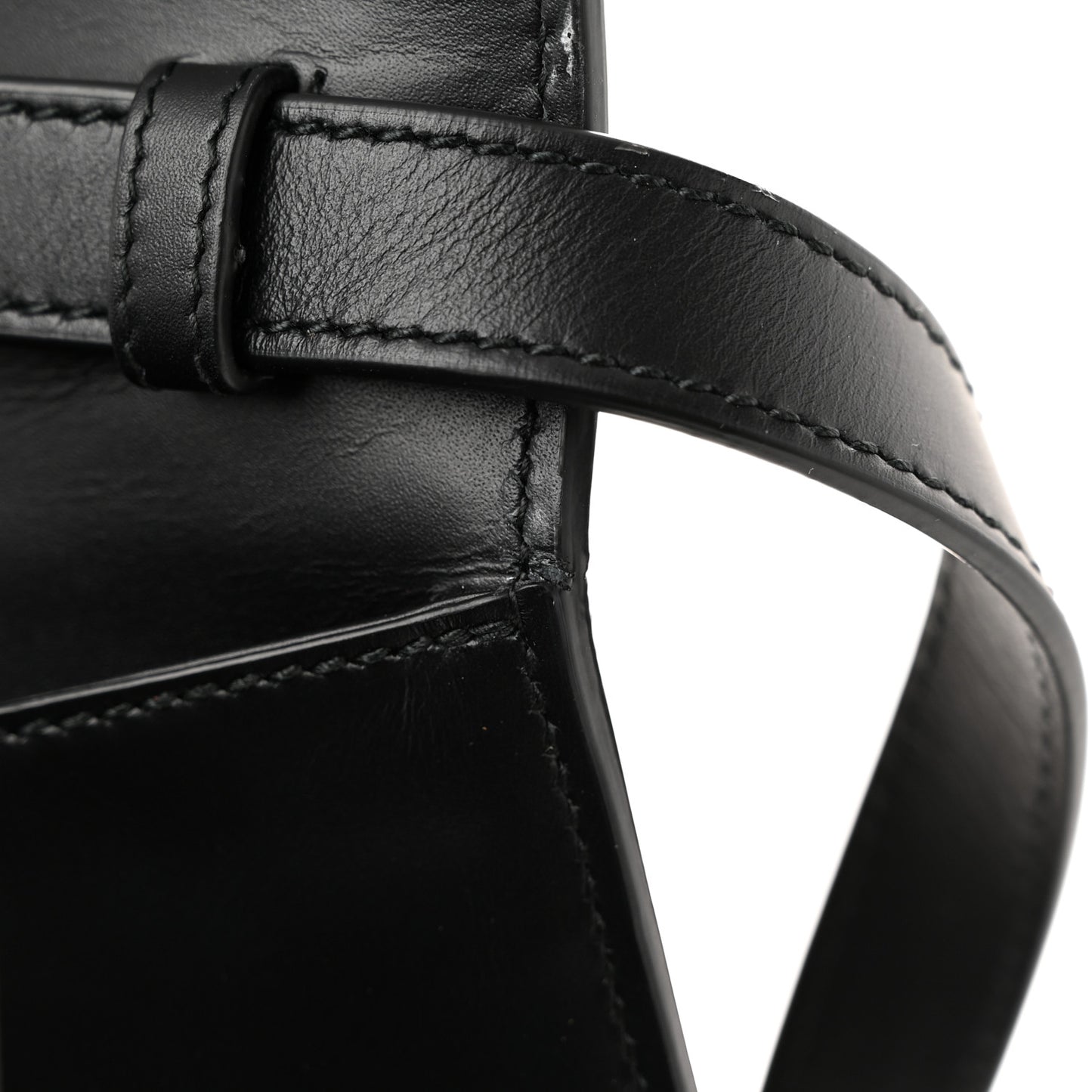 Calfskin Maxi Sylvie Top Handle Bag Black