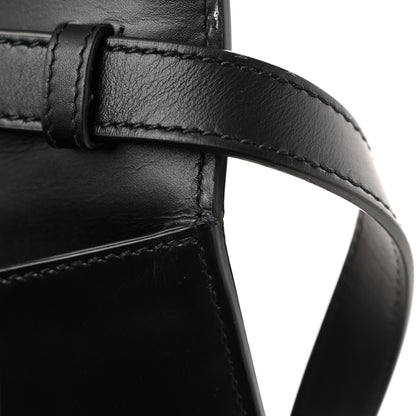 Gucci Calfskin Maxi Sylvie Top Handle Bag Black 11 of 11