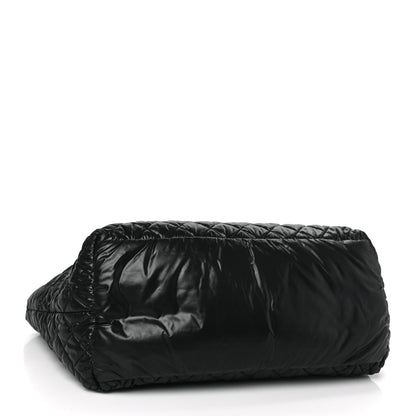Chanel Nylon Quilted Large Coco Cocoon Tote Black 4 of 9