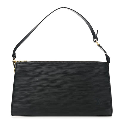 Louis Vuitton Epi Pochette Accessories 24 Black 1 of 7