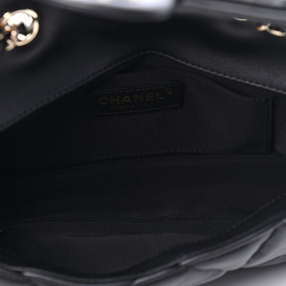 Chanel Calfskin Quilted Medium Bubbly Flap Black 4 of 4