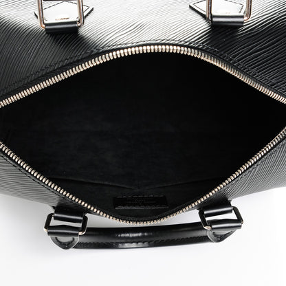 Louis Vuitton Epi Speedy Bandouliere 25 Black 5 of 6
