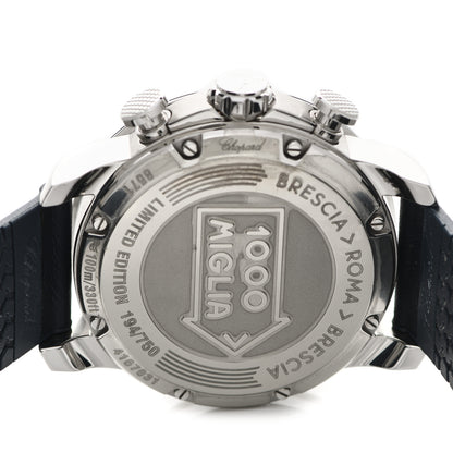 Chopard Stainless Steel Calfskin 44mm Mille Miglia Limited Edition Chronograph Automatic Watch Blue 4 of 4