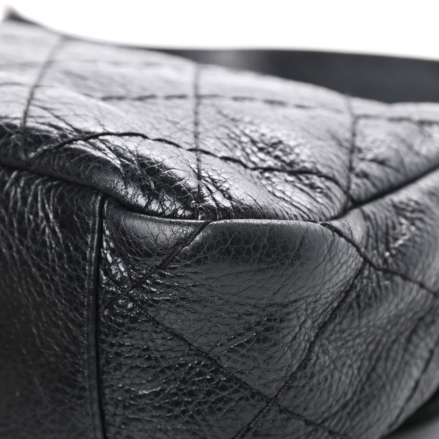 Chanel Glazed Calfskin Stitched On The Road Flap Black 11 of 16
