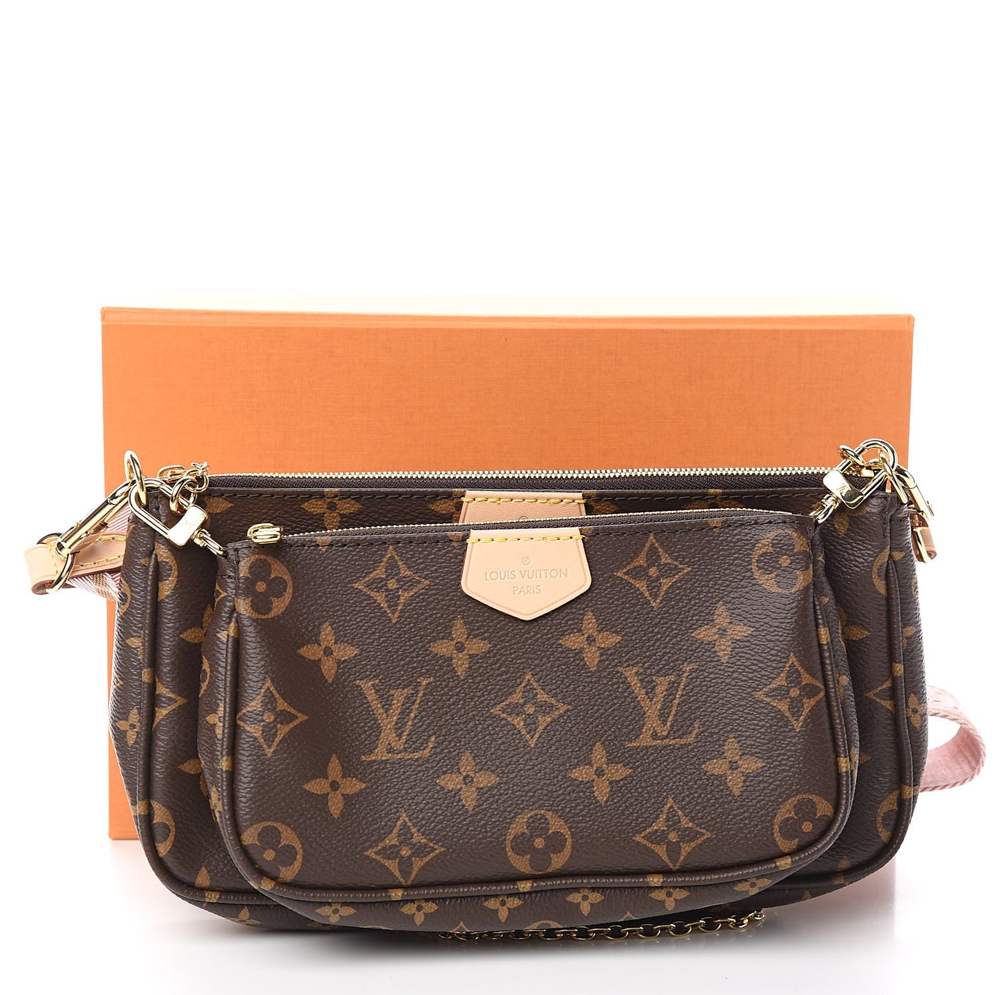 Monogram Multi Pochette Accessories Rose Clair