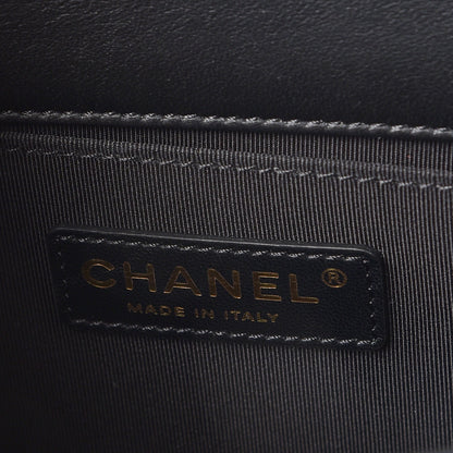Chanel Lambskin Quilted Small Boy Flap Black 7 of 8