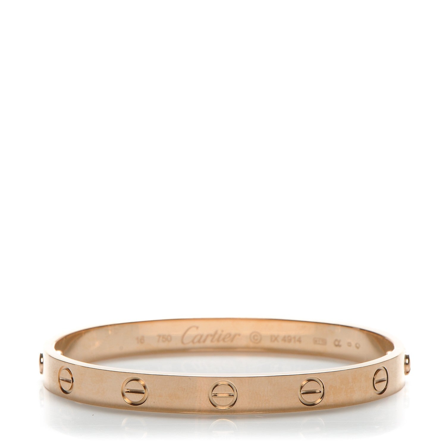 Cartier 18K Pink Gold LOVE Bracelet 16 1 of 7