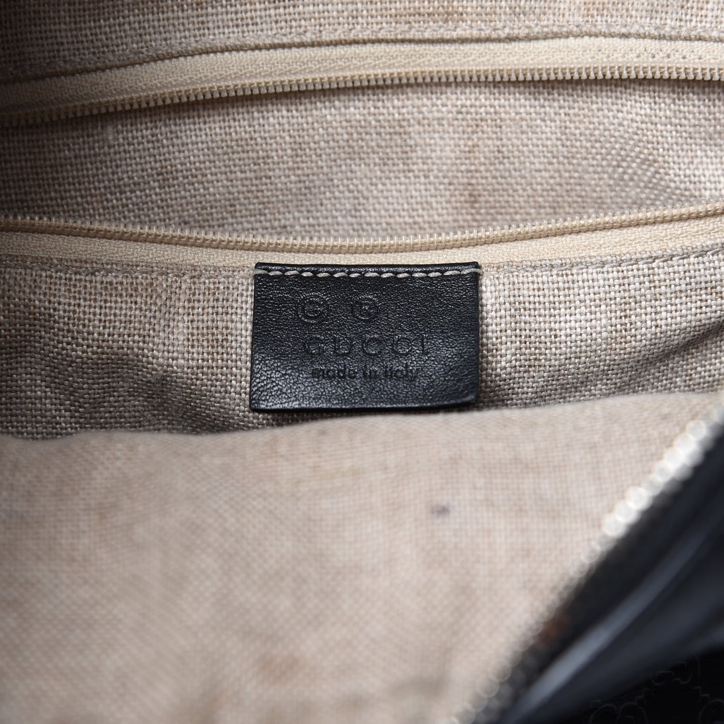 Soft Microguccissima Margaux Shoulder Bag Black