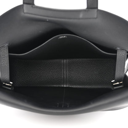 Hermes Taurillon Clemence Halzan 31 GM Black 5 of 10