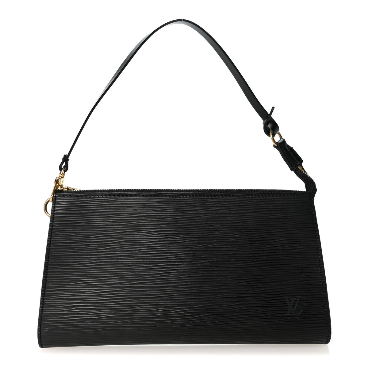 Louis Vuitton Epi Pochette Accessories 24 Black 1 of 10