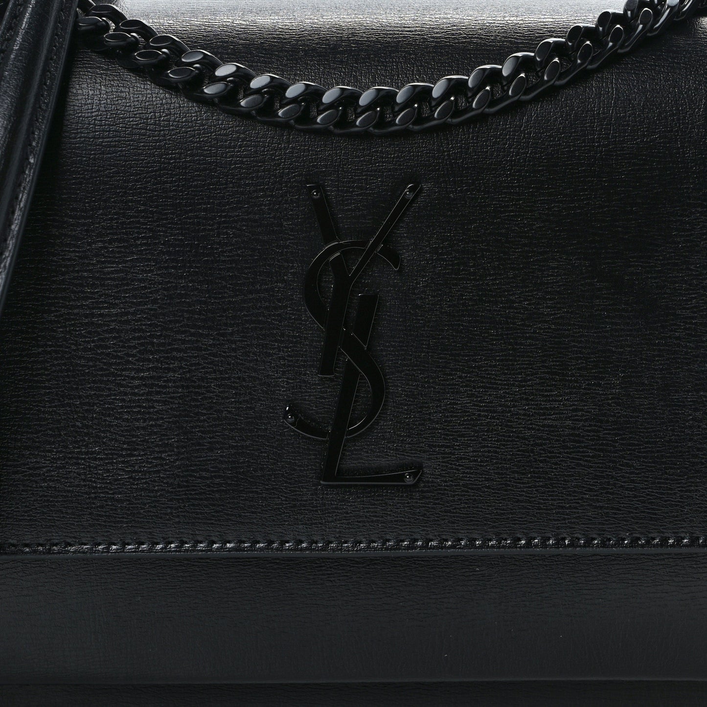 Calfskin Medium Monogram Monochrome Sunset Black