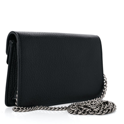 Gucci Calfskin Super Mini Dionysus Shoulder Bag Black 3 of 8