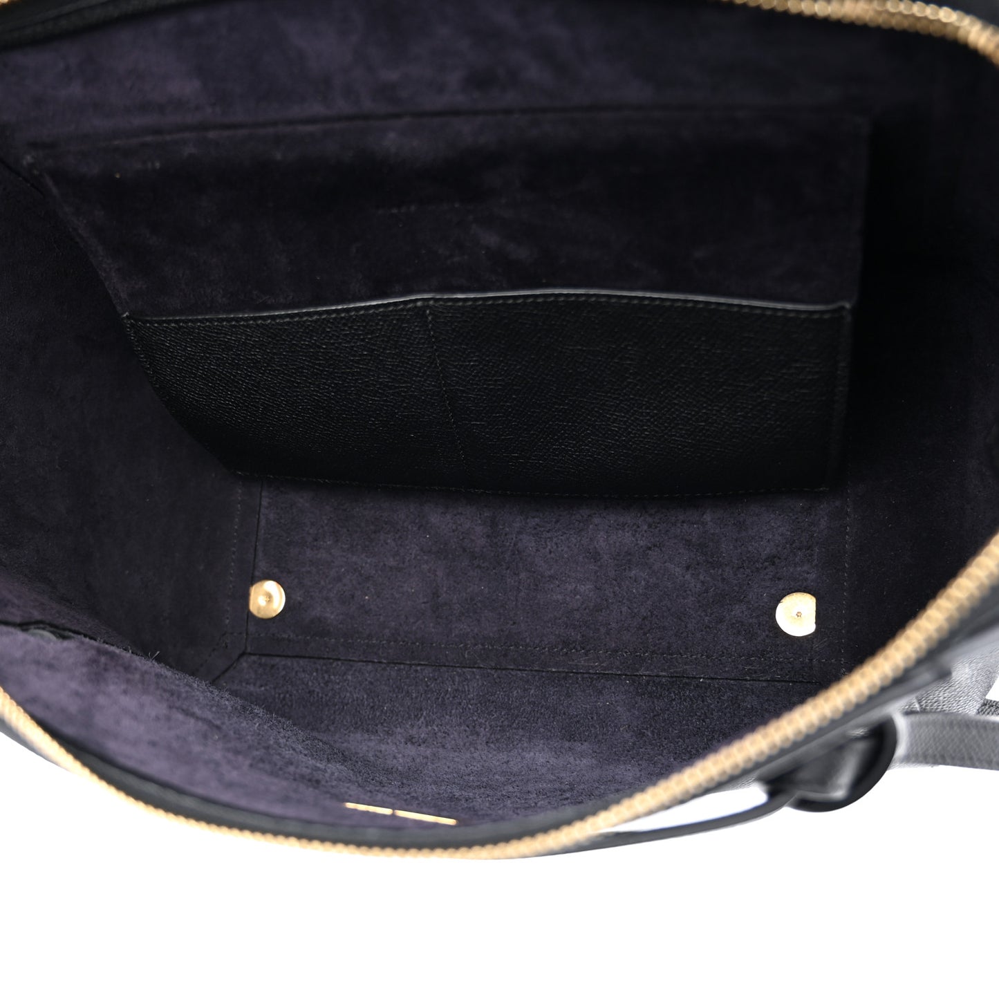 Grained Calfskin Mini Belt Bag Black
