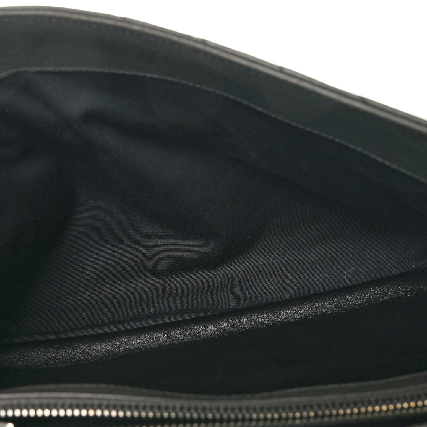 Sheepskin Matelasse Chevron Monogram Large College Satchel Dark Anthracite