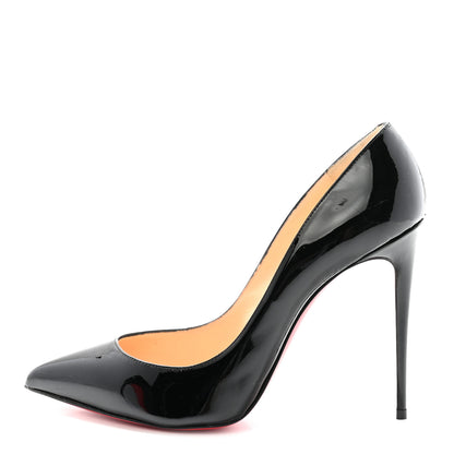 Christian Louboutin Patent Pigalle Follies 100 Pumps 40 Black 1 of 9