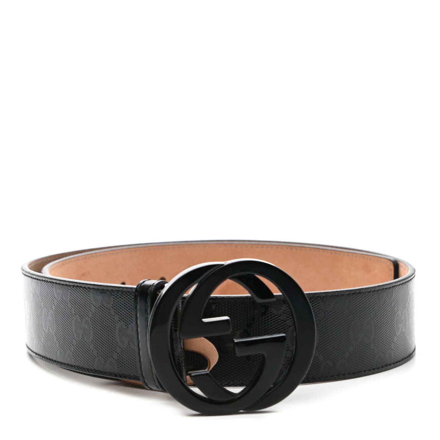Imprime Monogram Interlocking G Belt 85 34 Black