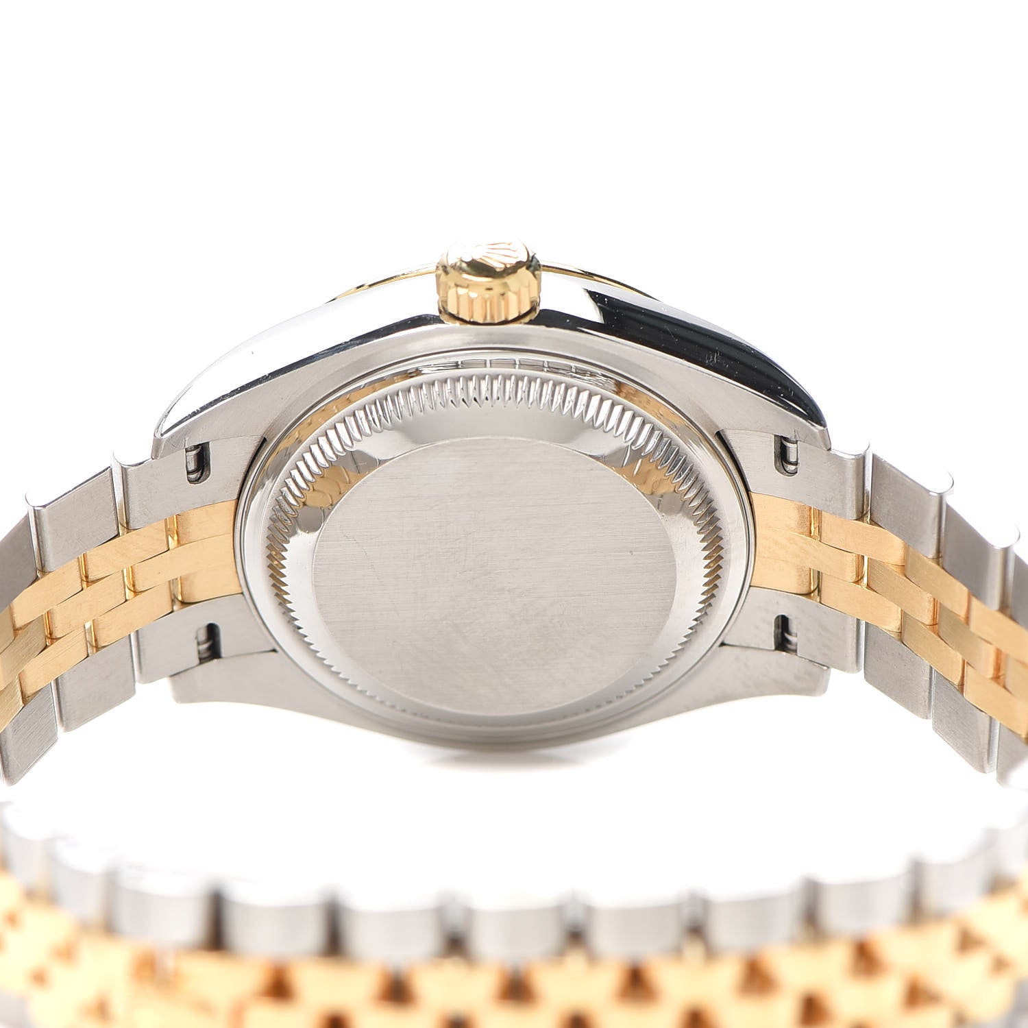 Rolex Stainless Steel 18K Yellow Gold 28mm Oyster Perpetual Datejust Watch Champagne Roman 279173 4 of 5