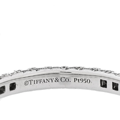 Tiffany Platinum Diamond Etoile Eternity Pave Band Ring 50 5.5 4 of 4
