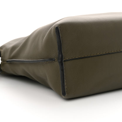 Loewe Calfskin Mini Flamenco Knot Clutch Vintage Khaki 8 of 11
