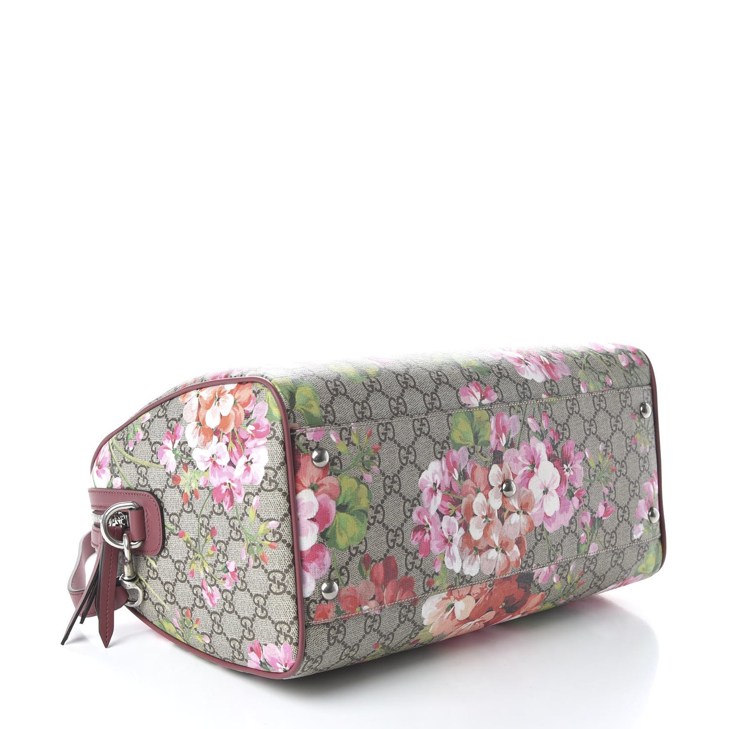 GG Supreme Monogram Blooms Medium Boston Beige Multicolor Dry Rose
