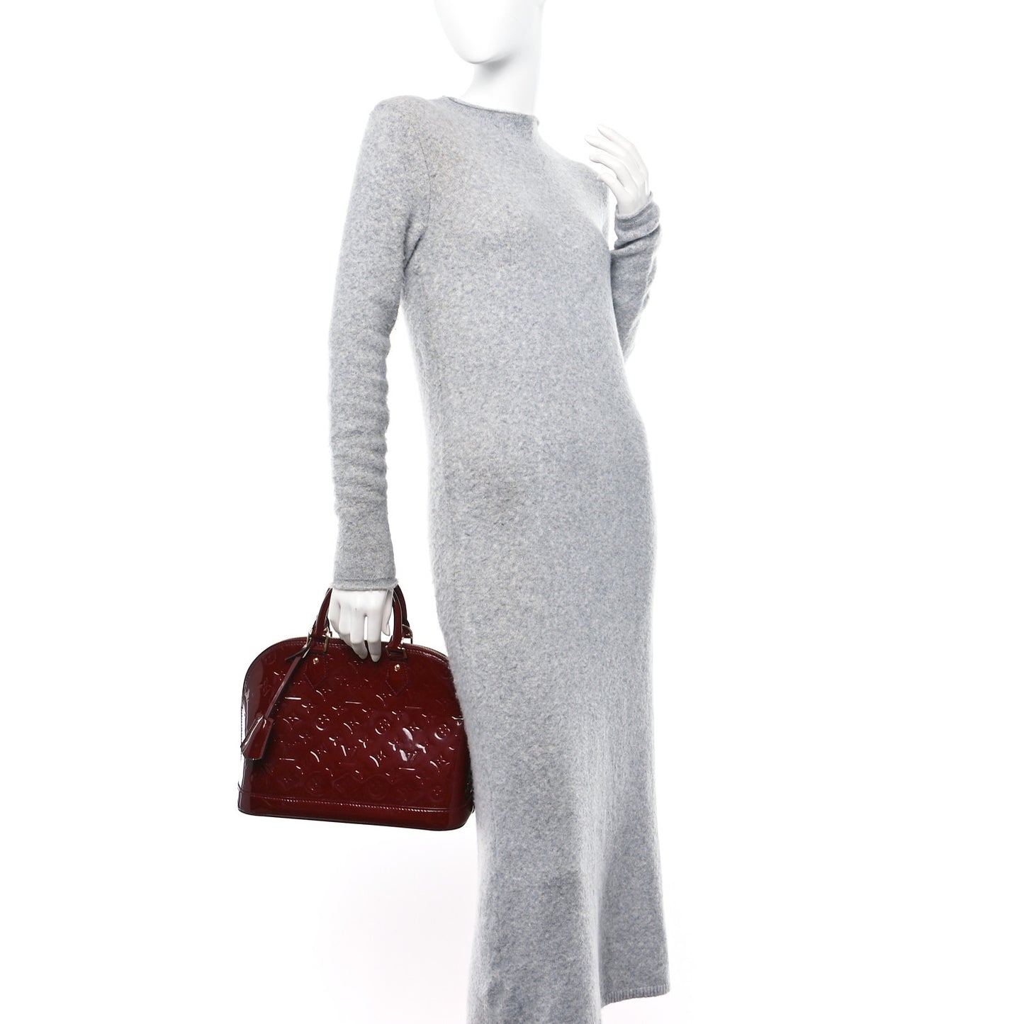 LOUIS VUITTON Vernis Alma PM Rouge Fauviste