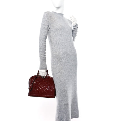 Louis Vuitton LOUIS VUITTON Vernis Alma PM Rouge Fauviste 2 of 13