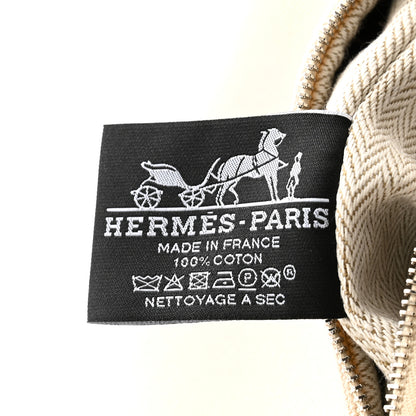 Hermes Canvas Large Bride-A-Brac Pouch Natural 6 of 8