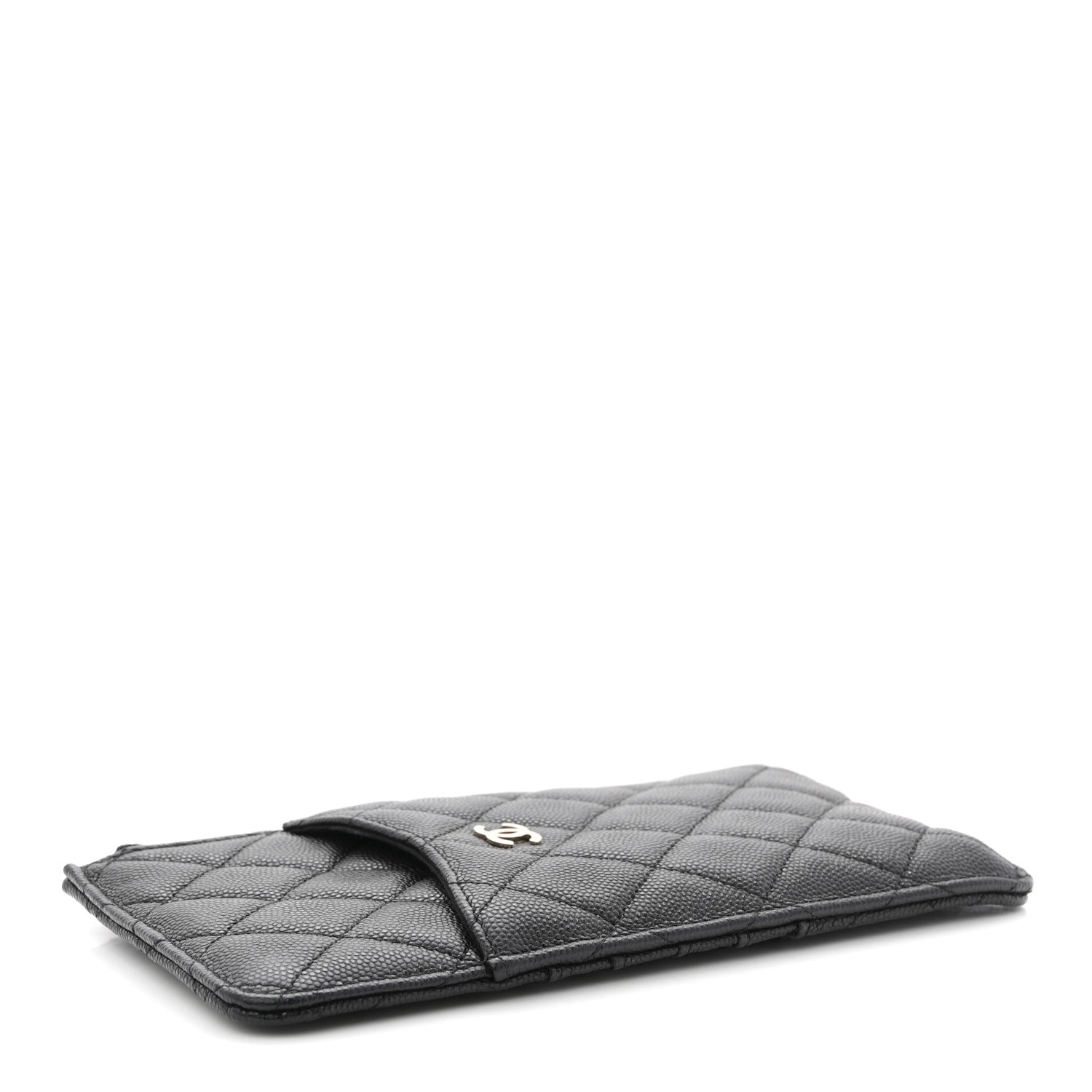 Chanel Caviar Quilted Classic iPhone Pouch Black 4 of 8