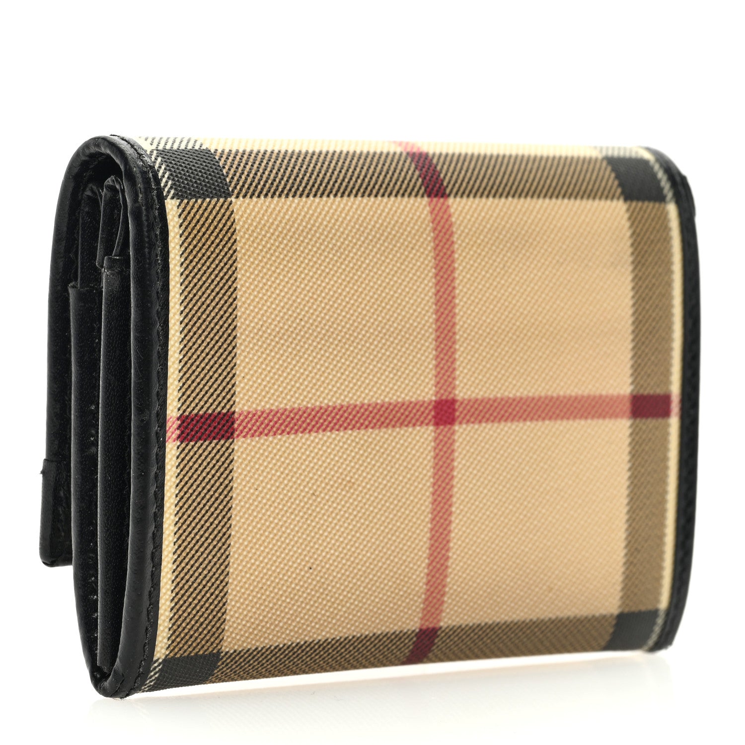 Burberry House Check Compact Wallet Black 3 of 6